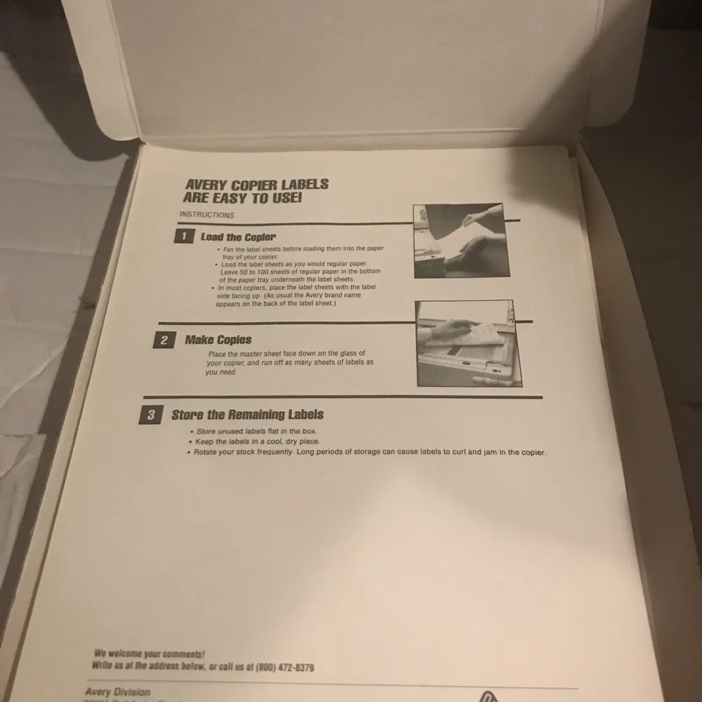 Avery Copier Mailing Label - AVERY 5353 8.5